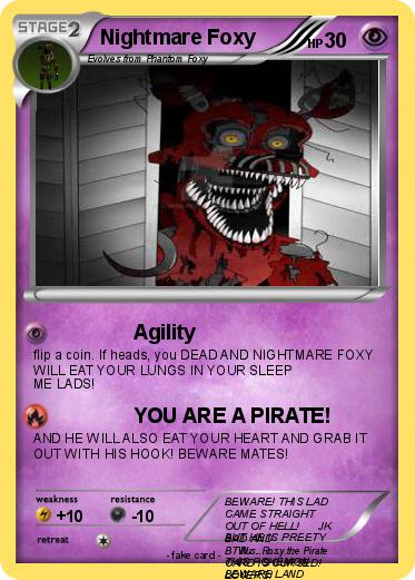 Pokemon Nightmare Foxy
