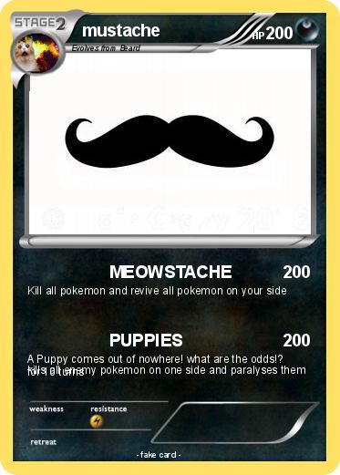 Pokemon mustache