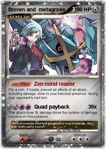 Pokemon Steven and  metagross