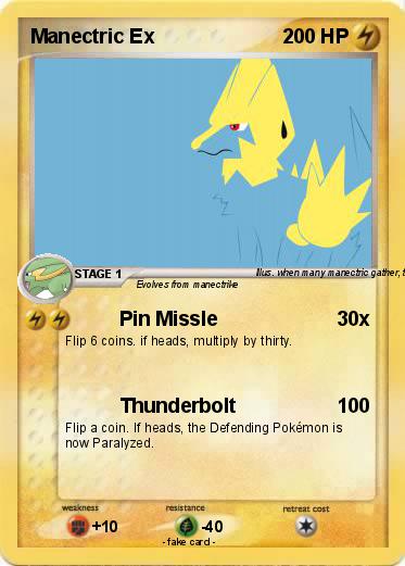 Pokemon Manectric Ex