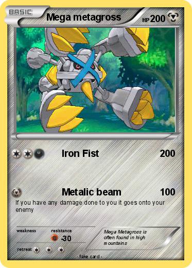 Pokemon Mega metagross