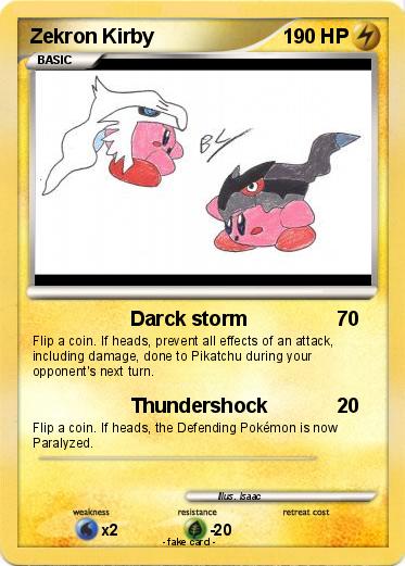 Pokemon Zekron Kirby