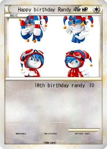Pokemon Happy birthday Randy marsh