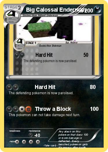 Pokemon Big Calossal Enderman