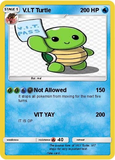 Pokemon V.I.T Turtle