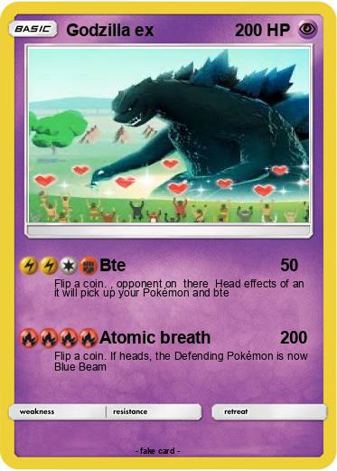 Pokemon Godzilla ex