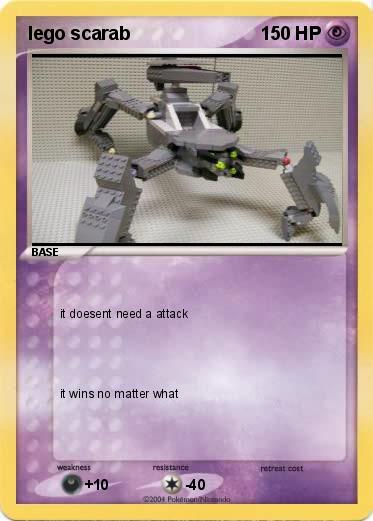 Pokemon lego scarab