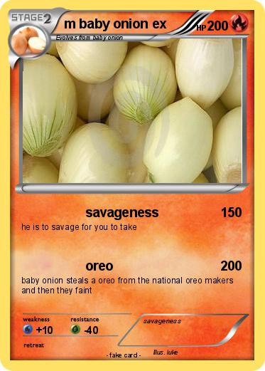 Pokemon m baby onion ex
