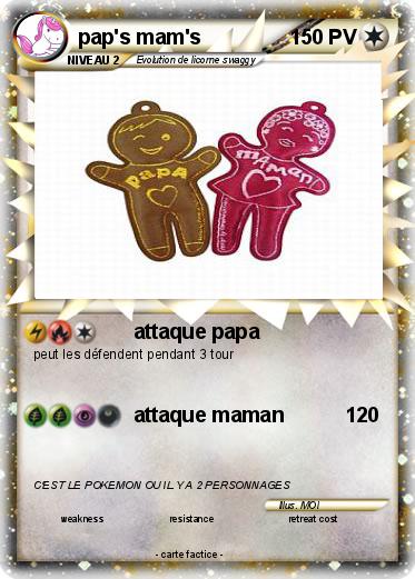 Pokemon pap's mam's