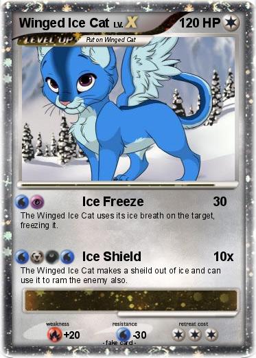 Pokemon Winged Ice Cat