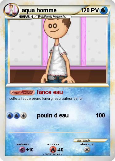 Pokemon aqua homme