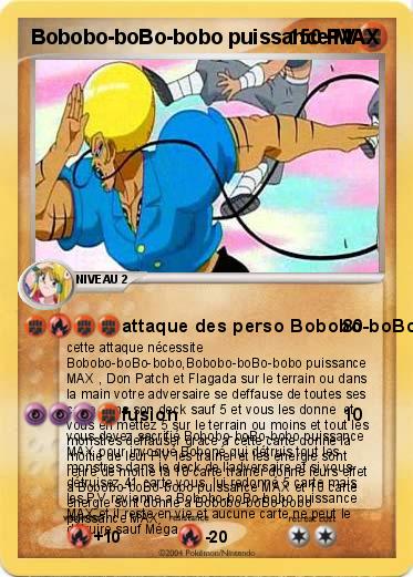 Pokemon Bobobo-boBo-bobo puissance MAX