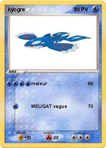 Pokemon kyogre