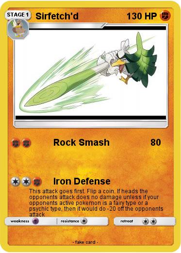 Pokemon Sirfetch'd