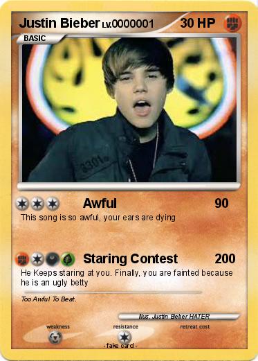 Pokemon Justin Bieber