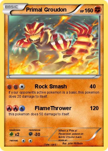 Pokemon Primal Groudon