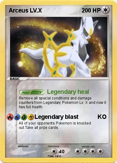 Pokemon Arceus LV.X