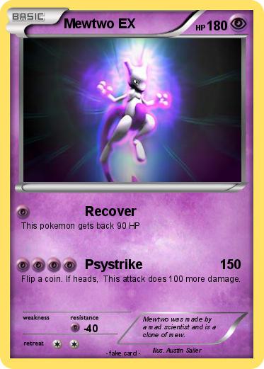 Pokemon Mewtwo EX