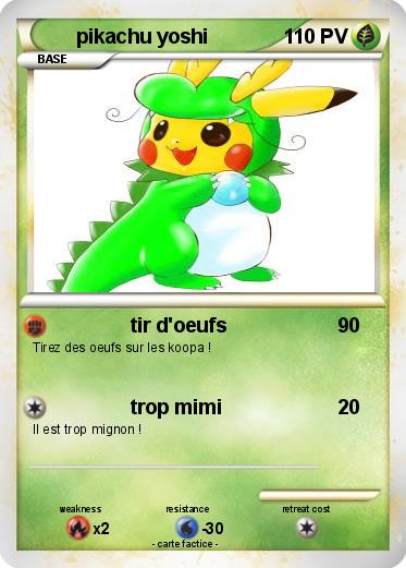 Pokemon pikachu yoshi