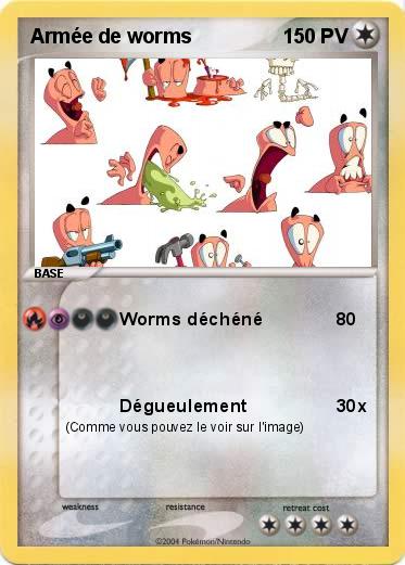 Pokemon Armée de worms