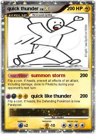 Pokemon quick thunder