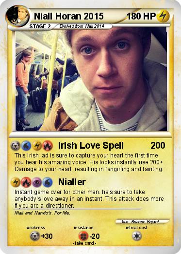 Pokemon Niall Horan 2015