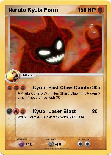 Pokemon Naruto Kyubi Form