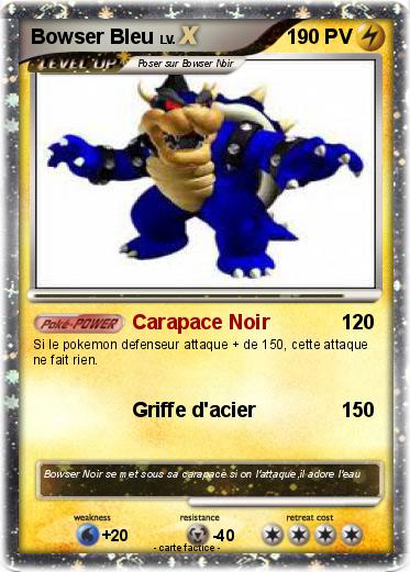 Pokemon Bowser Bleu