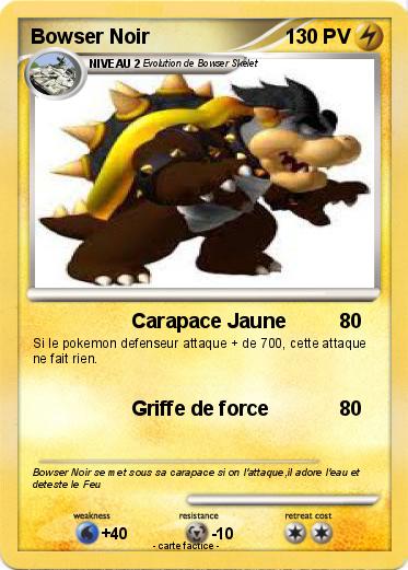 Pokemon Bowser Noir