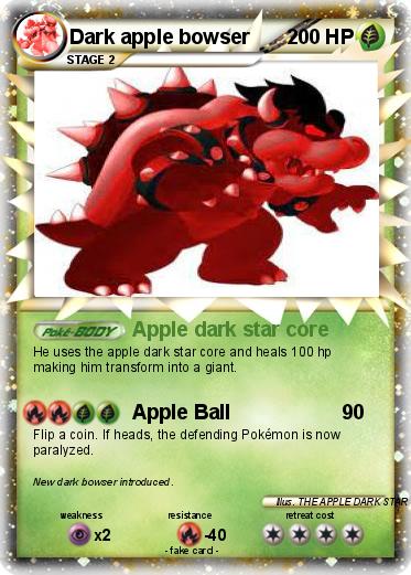 Pokemon Dark apple bowser