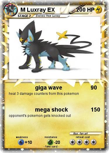 Pokemon M Luxray EX