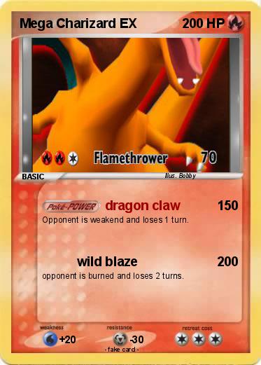 Pokemon Mega Charizard EX