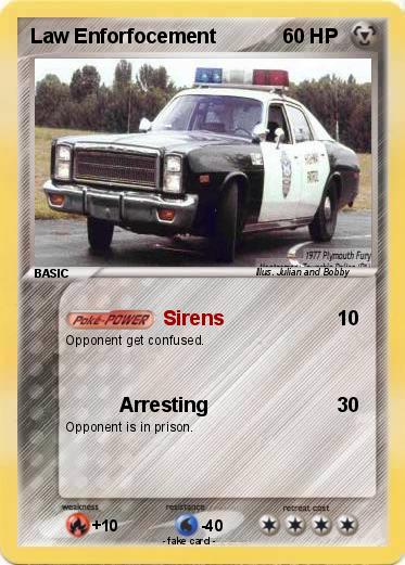 Pokemon Law Enforfocement