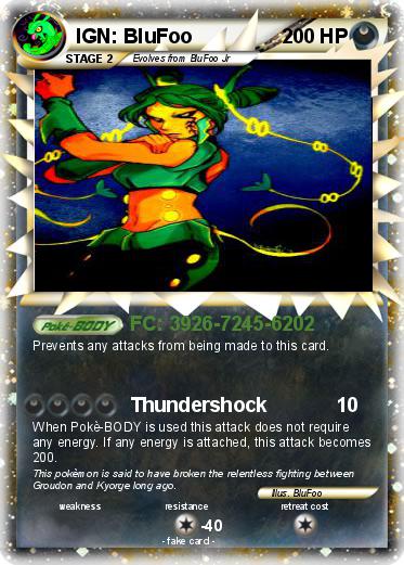 Pokemon IGN: BluFoo