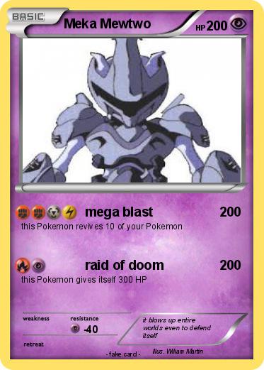 Pokemon Meka Mewtwo
