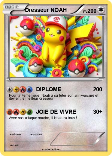Pokemon Dresseur NOAH