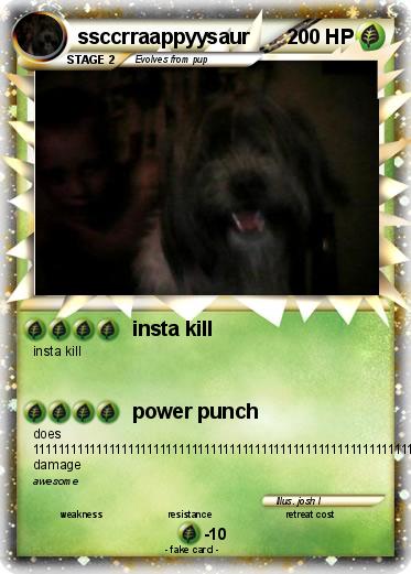 Pokemon ssccrraappyysaur