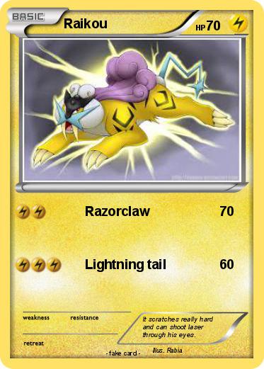 Pokemon Raikou