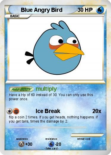 Pokemon Blue Angry Bird