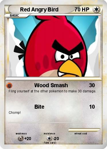 Pokemon Red Angry Bird