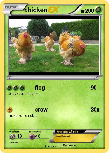 Pokemon chicken