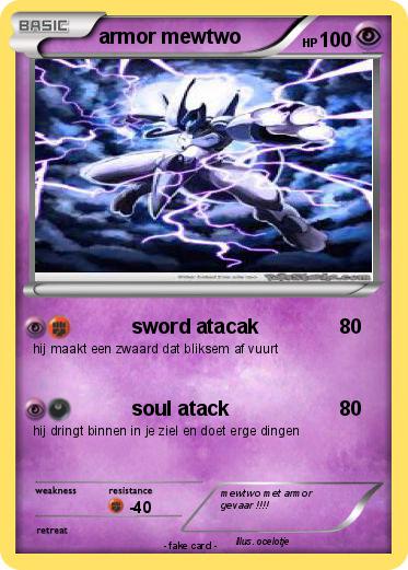 Pokemon armor mewtwo