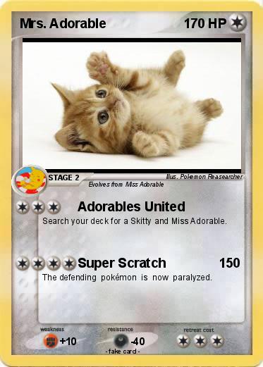 Pokemon Mrs. Adorable