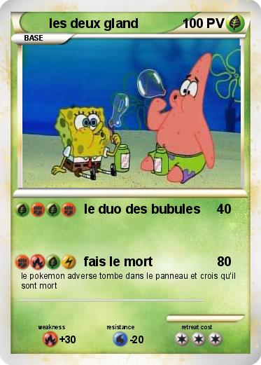 Pokemon les deux gland