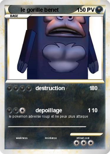 Pokemon le gorille benet