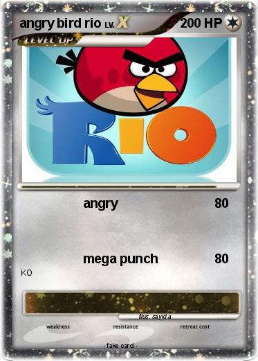 Pokemon angry bird rio
