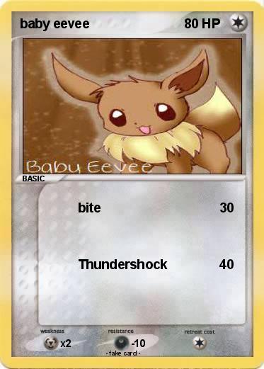 Pokemon baby eevee