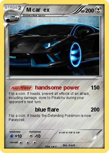 Pokemon M car  ex