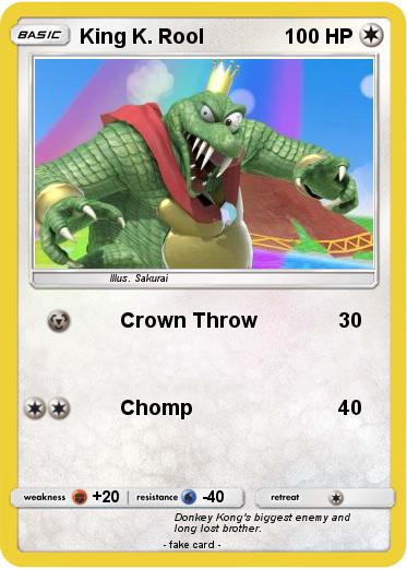 Pokemon King K. Rool