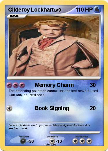 Pokemon Gilderoy Lockhart